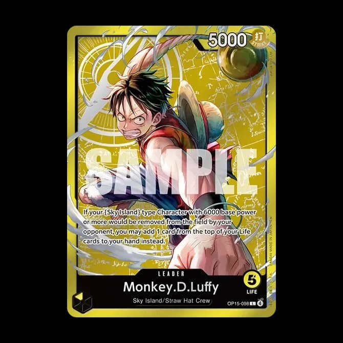 Monkey.D.Luffy – deck leader — סט חפיסות Set Sail – לופי ואייס