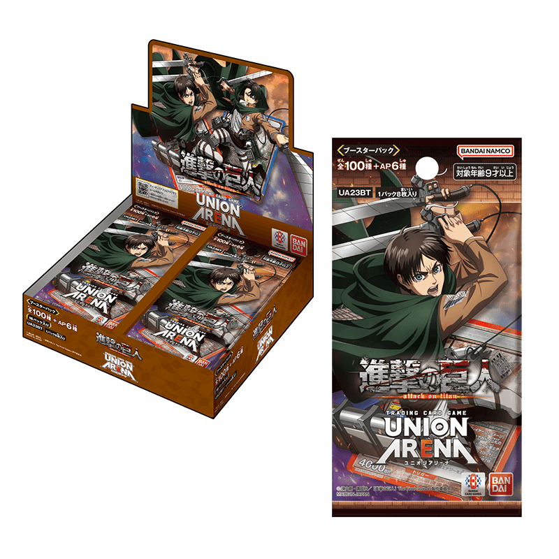קלפי מתקפת הטיטאנים בוסטר בוקס יפני Union Arena — Attack on Titan UA23BT Booster Box